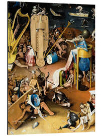 Magnettafel Der Garten der Lüste - Die Hölle (Detail) II