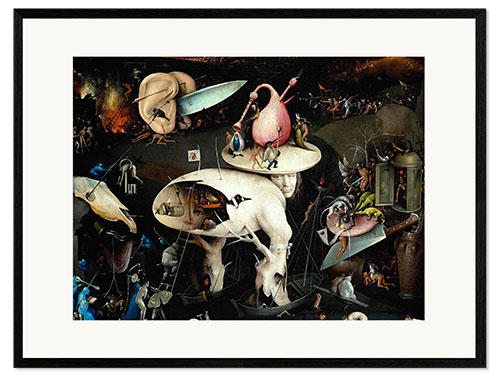 Framed art print The Garden of Earthly Delights - Hell (detail) III
