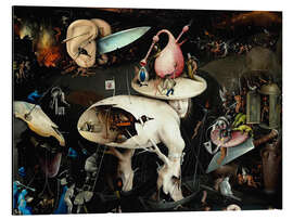 Magnettafel Der Garten der Lüste - Die Hölle (Detail) III