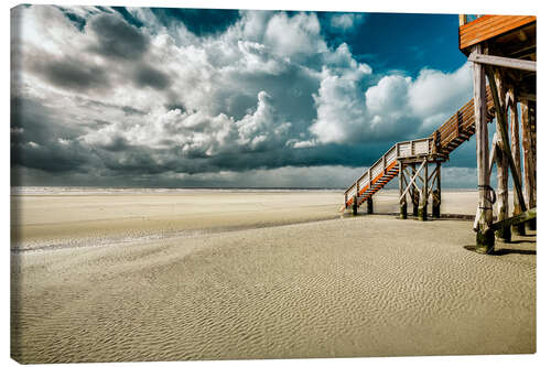 Canvas print North Sea Feeling in Sankt Peter-Ording