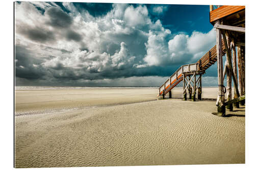 Quadro em plexi-alumínio North Sea Feeling in Sankt Peter-Ording