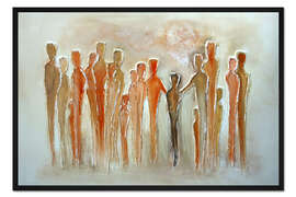 Gerahmter Kunstdruck Menschlichkeit