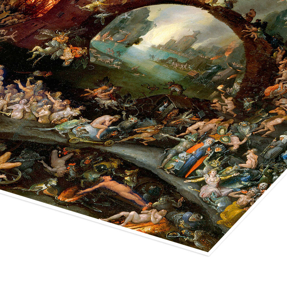 ARTCANVAS Christ In Limbo 1594 Canvas Art Print by Jan Brueghel newest The Elder