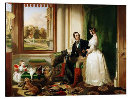 Aluminium print Queen Victoria and Prince Albert