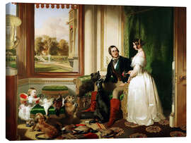 Canvas print Queen Victoria and Prince Albert