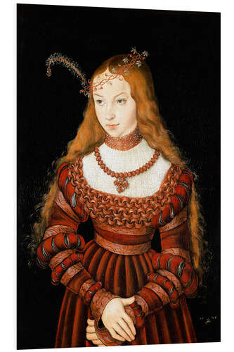 Foam board print Princess Sibylle of Cleve