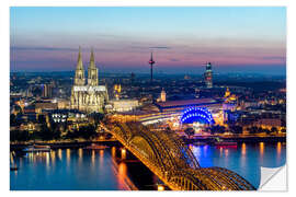 Naklejka na ścianę Köln Skyline