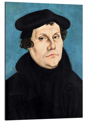 Aluminium print Martin Luther