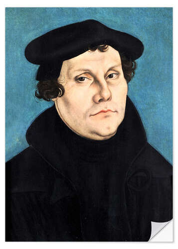 Naklejka na ścianę Martin Luther