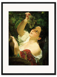 Gerahmter Kunstdruck Italiensiches Mittagessen