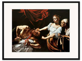 Gerahmter Kunstdruck Judith und Holofernes