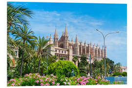 Foam board print Mallorca Cathedral