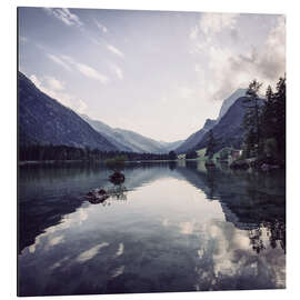 Aluminium print Hintersee in Ramsau