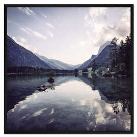 Gerahmter Kunstdruck Hintersee in Ramsau