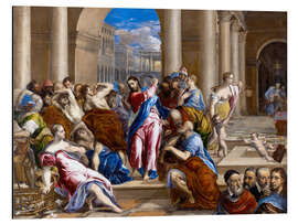 Magnettafel Christus vertreibt die Händler aus dem Tempel