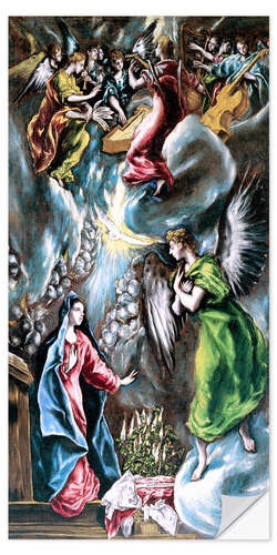 Selvklebende plakat The Annunciation 