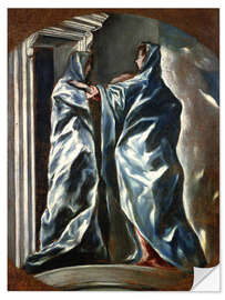 Selvklebende plakat Visitation