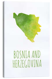 Canvas print Bosnia and Herzegovina