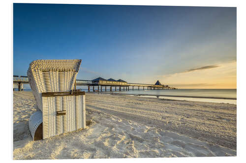 Foam board print Seebrücke Heringsdorf Usedom Baltic