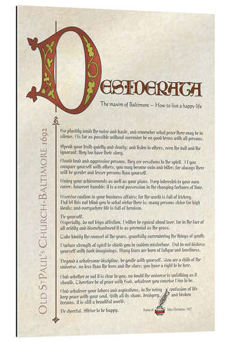 Gallery print Desiderata IV