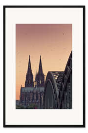 Gerahmter Kunstdruck Köln II