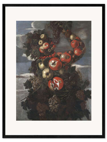 Ingelijste kunstdruk Autumn (An Allegory of the Four Seasons)