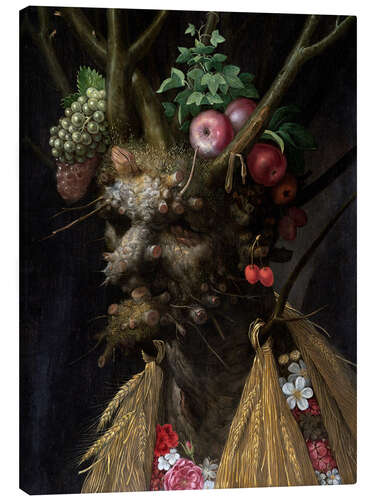 Canvas print Four Seasons in One Head