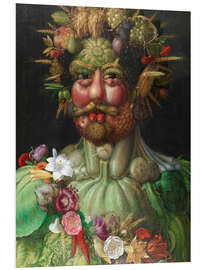 Foam board print Rudolf II of Habsburg as Vertumnus