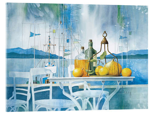 Acrylic print Greek ambience
