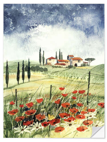 Sticker mural Toscane III