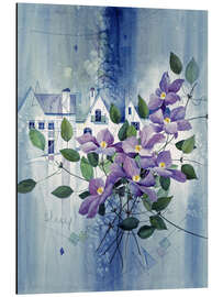Magnettafel Ansicht mit Clematis