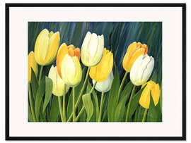 Gerahmter Kunstdruck Tulpen