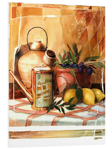 PVC print Olive oil