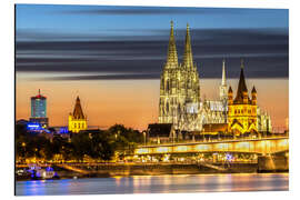 Tableau en aluminium Cathédrale de Cologne II