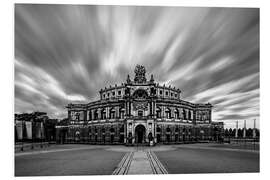 Foam board print Semperoper Dresden