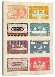 Canvas-taulu Vintage Tapes Collage