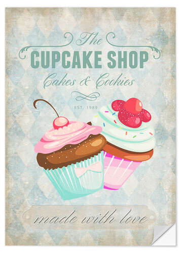 Wall sticker Cupcake Shop