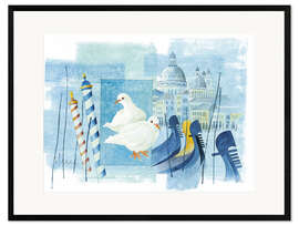 Ingelijste kunstdruk Venetian Impressions