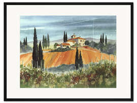 Gerahmter Kunstdruck Near Lucca I