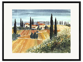 Gerahmter Kunstdruck Near Lucca II