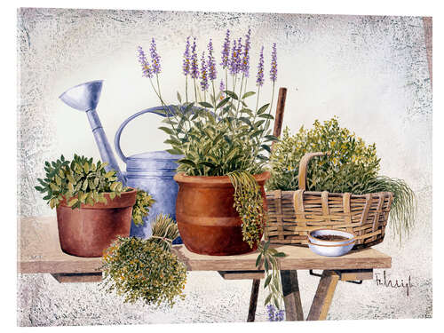 Akryylilasitaulu Gartenkraeuter