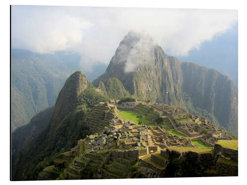 Stampa su alluminio Macchu Picchu The Lost City of the Incas