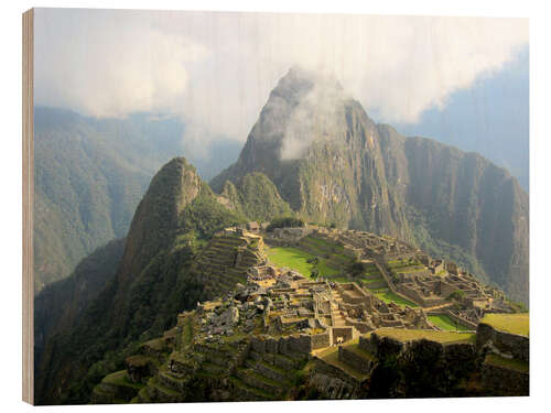 Stampa su legno Macchu Picchu The Lost City of the Incas