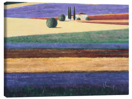 Lienzo Provencal landscape