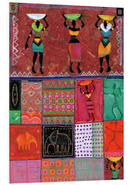 Stampa su PVC Patchwork Africa