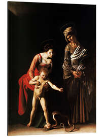 Magnettafel Madonna mit der Schlange