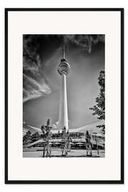 Gerahmter Kunstdruck BERLIN Fernsehturm