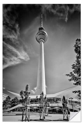 Adesivo murale BERLIN Television Tower