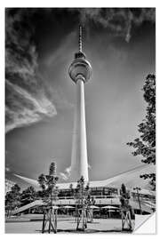 Sticker mural Fernsehturm de Berlin