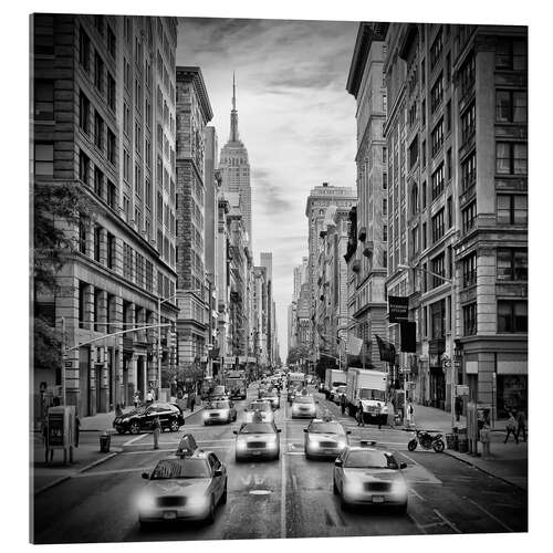 Akryylilasitaulu NYC 5th Avenue Traffic II